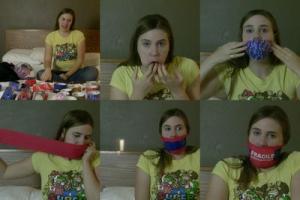 www.boundinthemidwest.com - Alex Reynolds Self Gagging # 2 thumbnail